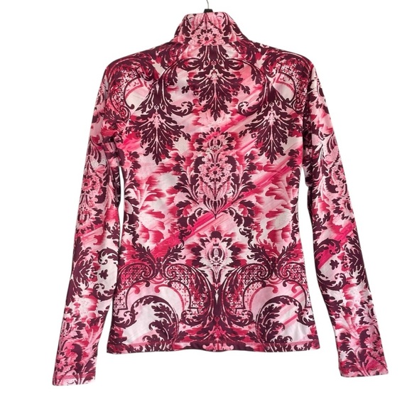 Athleta Sierra Thermal Floral Haze Half Zip Pullover Top #930279  Size Small - Picture 3 of 13